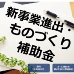 新事業進出・ものづくり商業サービス補助金